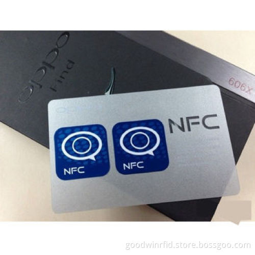 13.56kHz NTag203 Chip ISO PVC Printing NFC Card